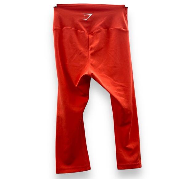 Gymshark Pink Orange Mid Rise Capri Leggings Sz‎ XS - Picture 3 of 8